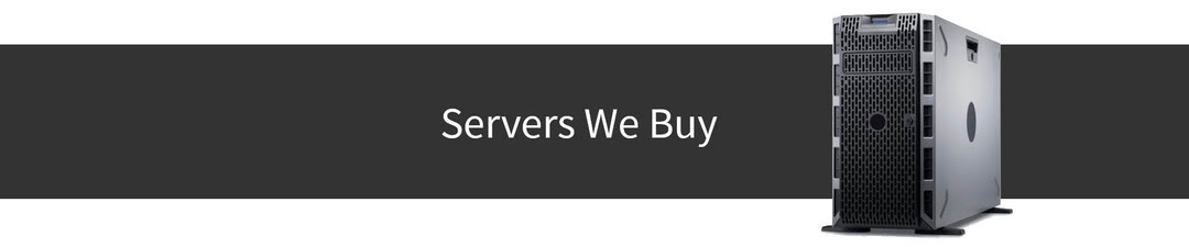 Turn Your Used Servers Into Cash Or Trade-In For New!